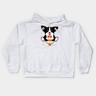 Suave Corgi - Coffee is a basic human right - Coffee Kids Hoodie